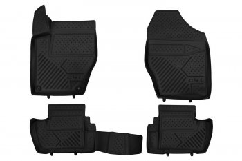 Коврики 3D в салон CITROEN C4L, 2013- 4 шт. (полиуретан)  Ситроен С4 CITROEN c000000186