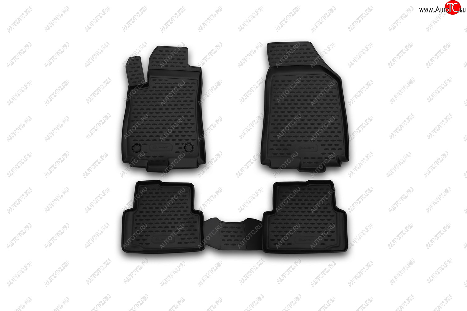 3 199 р. Комплект ковриков в салон (чёрные, полиуретан) Element  CITROEN C4  B7 (2013-2022) седан дорестайлинг, седан рестайлинг  с доставкой в г. Чебоксары