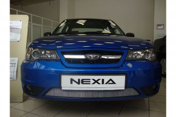           Защита радиатора Daewoo Nexia 2010- chrome Daewoo Nexia  рестайлинг (2008-2015) (хром)