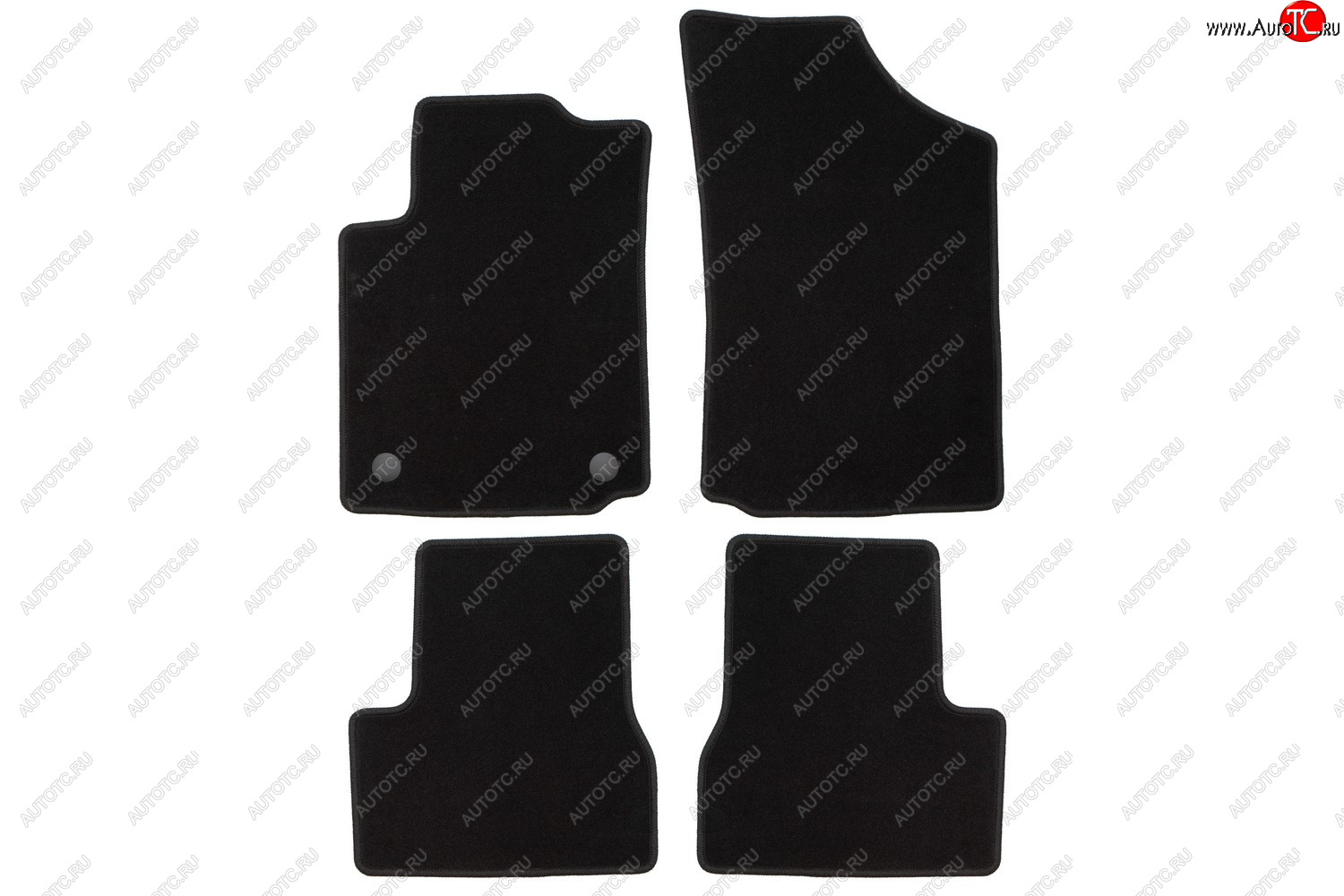 399 р. Коврики салона (текстиль) Klever Econom  CITROEN C3  FC/FN (2002-2009) хэтчбэк (Чёрные)  с доставкой в г. Чебоксары