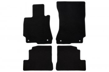 Коврики салона (текстиль) Klever Econom Mercedes-Benz S class  W221 (2006-2013) (Чёрные)