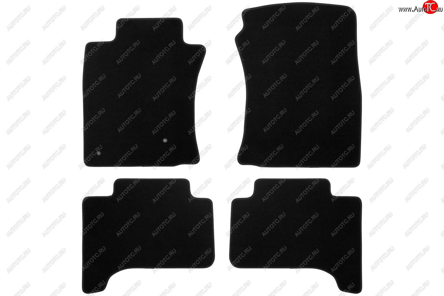 4 849 р. Коврики салона (текстиль) Klever Econom Toyota Land Cruiser Prado J120 (2002-2009) (Чёрные)  с доставкой в г. Чебоксары