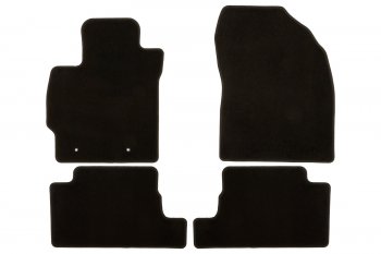 Коврики в салон Klever Econom TOYOTA Auris 2006-2010, 2010-2012, хб., 4 шт. (текстиль) Тойота Аурис Toyota Auris E150 хэтчбэк 5 дв. рестайлинг (2010-2012) (Чёрные)
