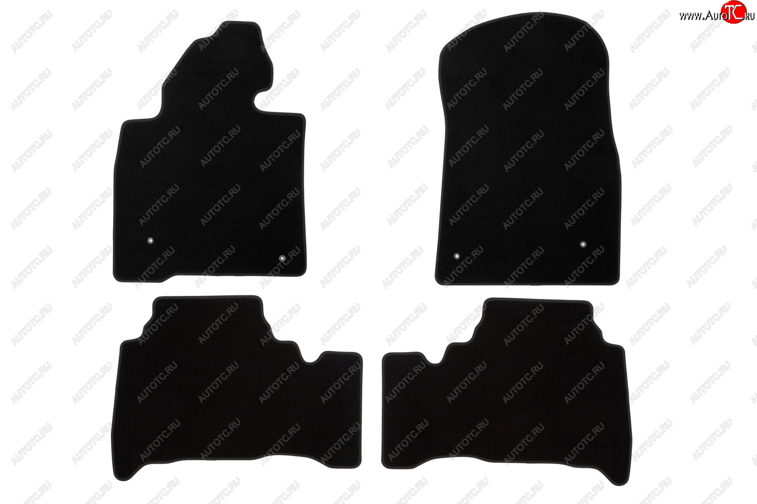 2 879 р. Коврики салона (текстиль) Klever Econom Toyota Land Cruiser 200 дорестайлинг (2007-2012) (Чёрные)  с доставкой в г. Чебоксары