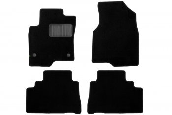 Комплект ковриков в салон (чёрные, текстиль) Klever Standard Chevrolet Captiva (2011-2016) 1-ый рестайлинг, 2-ой рестайлинг