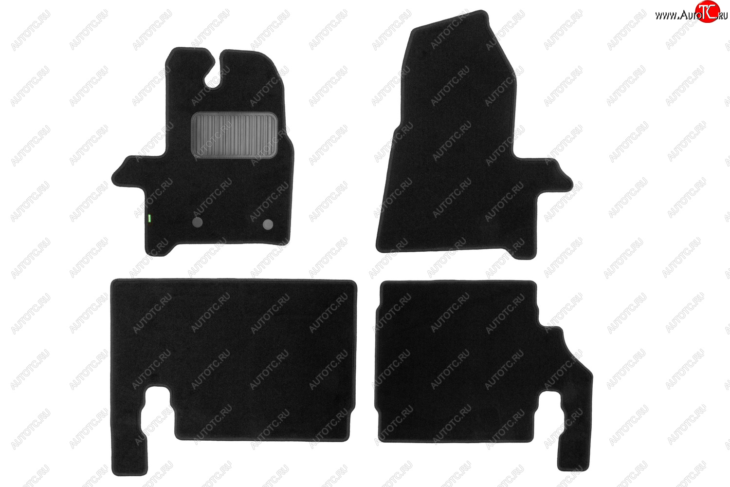 359 р. Комплект ковриков в салон (8 мест, чёрные, текстиль) Klever Standard  Ford Tourneo Custom (2012-2021) дорестайлинг, рестайлинг  с доставкой в г. Чебоксары
