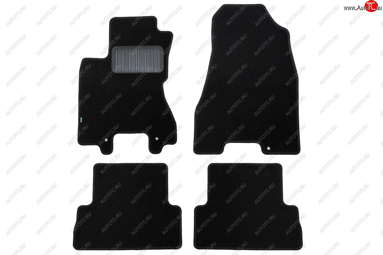 6 949 р. Комплект ковриков в салон (чёрные, текстиль) Klever Standard Nissan X-trail 2 T31 дорестайлинг (2007-2011)  с доставкой в г. Чебоксары