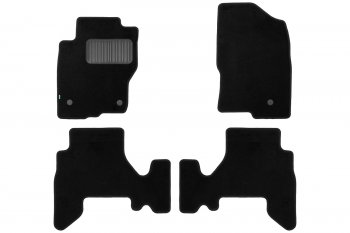 Комплект ковриков в салон (АКПП, чёрные, текстиль) Klever Standard Nissan Pathfinder  R51 (2009-2014) рестайлинг