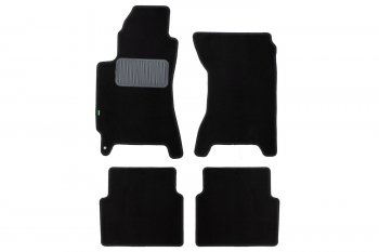 Комплект ковриков в салон (АКПП, чёрные, текстиль) Klever Standard Subaru Forester  SG (2002-2008) дорестайлинг, рестайлинг