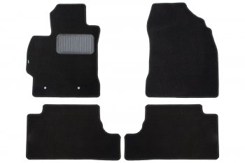 Комплект ковриков в салон (АКПП, чёрные, текстиль) Klever Standard Toyota Land Cruiser Prado  J120 (2002-2009)