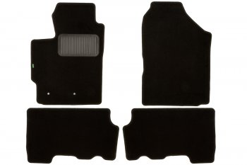 Комплект ковриков в салон (АКПП, чёрные, текстиль) Klever Standard Toyota Yaris  XP90 (2005-2010) дорестайлинг, хэтчбэк 3 дв., дорестайлинг, хэтчбэк 5 дв., рестайлинг, хэтчбэк 3 дв., рестайлинг, хэтчбэк 5 дв.