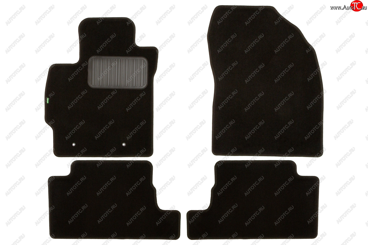 6 599 р. Комплект ковриков в салон (чёрные, текстиль) Klever Standard Toyota Auris E150 хэтчбэк 5 дв. дорестайлинг (2006-2010)  с доставкой в г. Чебоксары