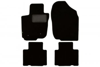 Комплект ковриков в салон (Long версия, чёрные, текстиль) Klever Standard Toyota RAV4  XA30 (2003-2010) 5 дв. удлиненный дорестайлинг, 5 дв. удлиненный 1-ый рестайлинг