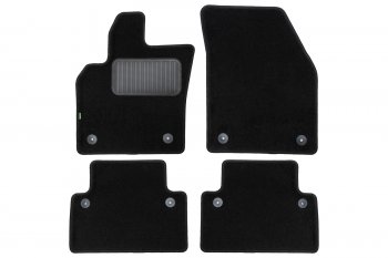Комплект ковриков в салон (АКПП, чёрные, текстиль) Klever Standard Volvo S40  MS седан (2004-2012) дорестайлинг, рестайлинг