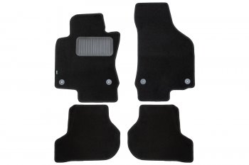 Комплект ковриков в салон (АКПП, чёрные, текстиль) Klever Standard Volkswagen Jetta  A5 (2005-2011) седан