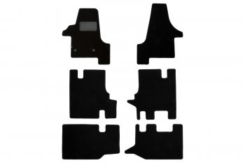 Комплект ковриков в салон (чёрные, текстиль) Klever Standard Volkswagen Transporter  T5 (2003-2015) дорестайлинг, рестайлинг