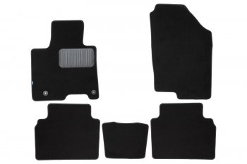 Коврики салона (текстиль) Klever Premium Hyundai Tucson  NX4 (2020-2022) (Чёрные)