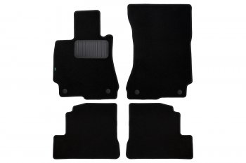 Коврики салона (текстиль) Klever Premium Mercedes-Benz S class  W221 (2006-2013) (Чёрные)