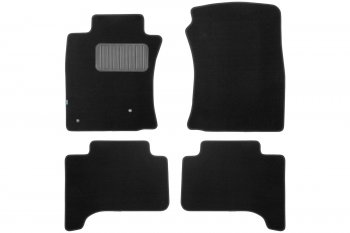 Коврики салона (текстиль) Klever Premium Toyota Land Cruiser Prado  J120 (2002-2009) (Чёрные)
