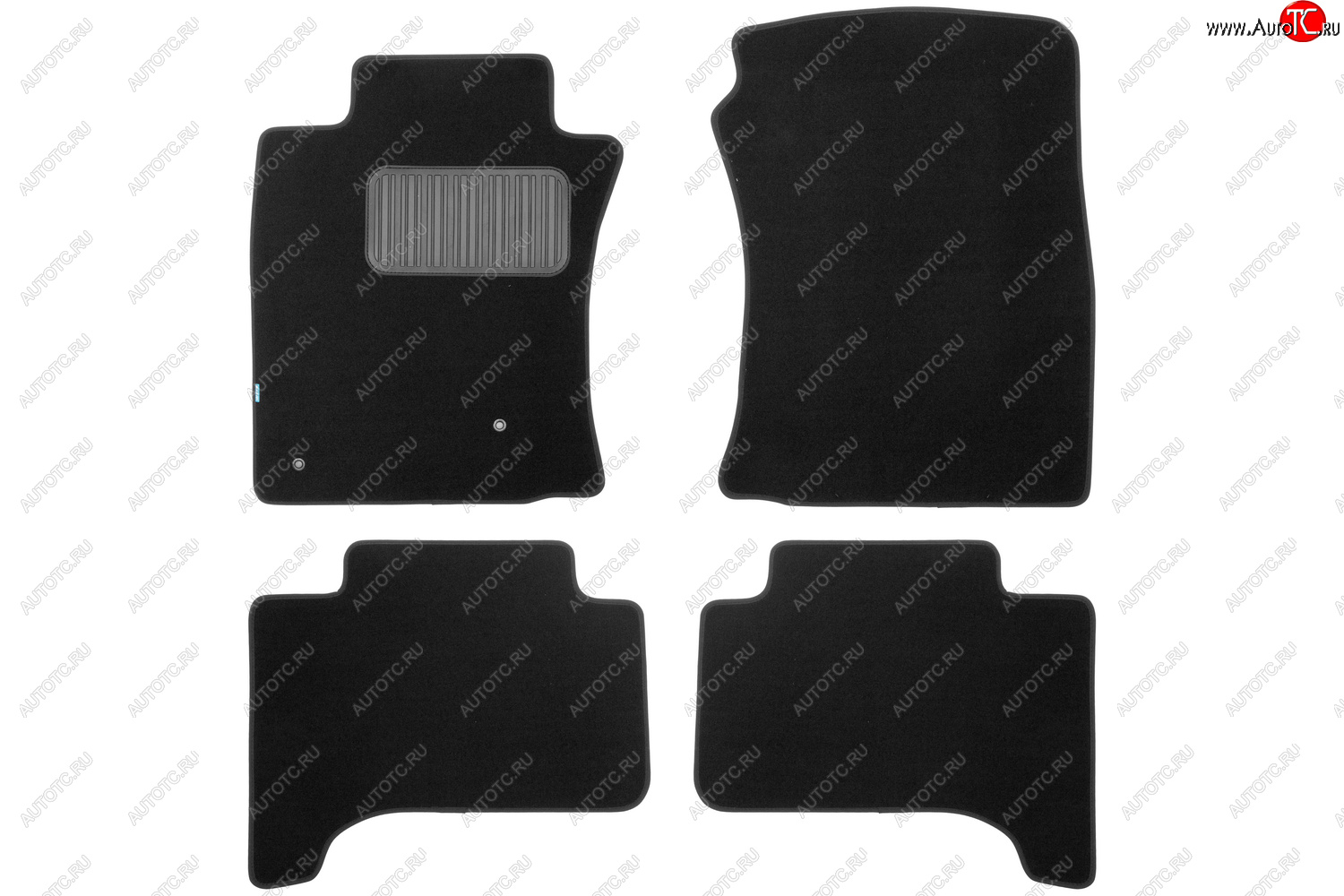 9 549 р. Коврики салона (текстиль) Klever Premium  Toyota Land Cruiser Prado  J120 (2002-2009) (Чёрные)  с доставкой в г. Чебоксары