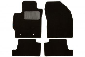 Коврики салона (текстиль) Klever Premium Toyota Auris E150 хэтчбэк 5 дв. рестайлинг (2010-2012) (Чёрные)