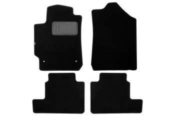 Коврики салона (текстиль) Klever Premium Toyota Camry  XV40 (2006-2011) дорестайлинг, рестайлинг (Чёрные)