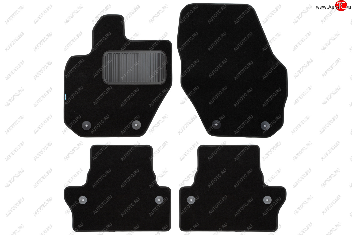 419 р. Коврики в салон Klever Premium VOLVO S60 АКПП 2010-2013, 2013-2018 сед., 4 шт. (текстиль)  Вольво С Klever klever03500322110kh  с доставкой в г. Чебоксары