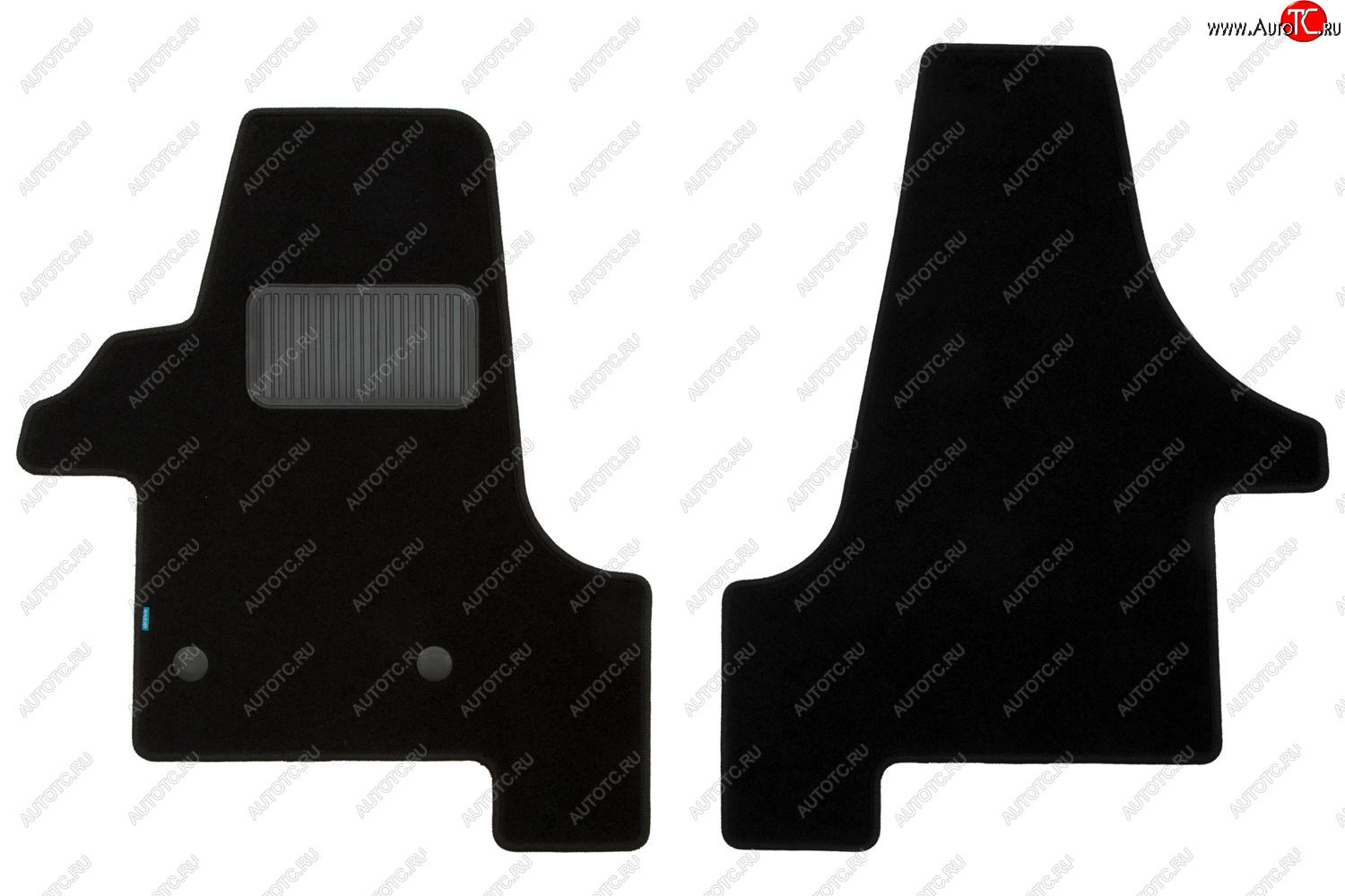 9 549 р. Передние коврики салона (текстиль) Klever Premium  Volkswagen Transporter  T5 (2003-2015) дорестайлинг, рестайлинг (Чёрные)  с доставкой в г. Чебоксары
