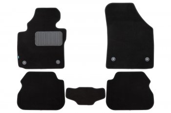 Коврики салона (текстиль) Klever Premium Volkswagen Caddy  2K (2003-2015) дорестайлинг, рестайлинг (Чёрные)