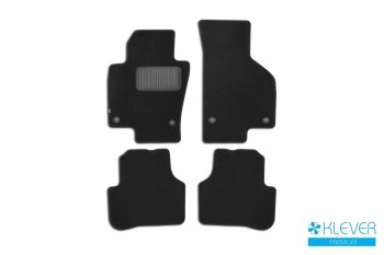 Коврики салона (текстиль) Klever Premium Volkswagen Passat  B7 (2010-2015) седан (Чёрные)