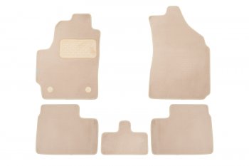 Коврики в салон Klever Premium DAEWOO Matiz 1998-2000, хб., 5 шт. (текстиль, бежевые)  Деу Матиз Klever klever04110422112kh