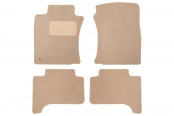Коврики салона (текстиль) Klever Premium Toyota Land Cruiser Prado  J120 (2002-2009) (Бежевые)