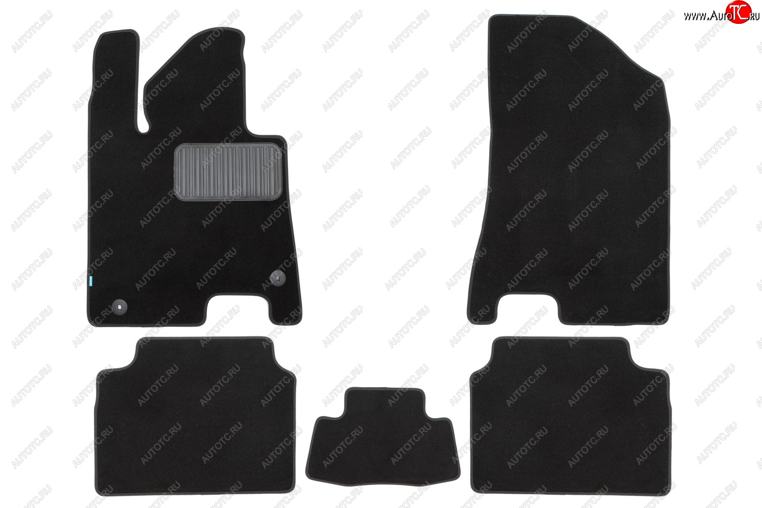 6 999 р. Коврики салона (текстиль) Klever Premium  KIA K5  DL (2019-2022) (Чёрные)  с доставкой в г. Чебоксары