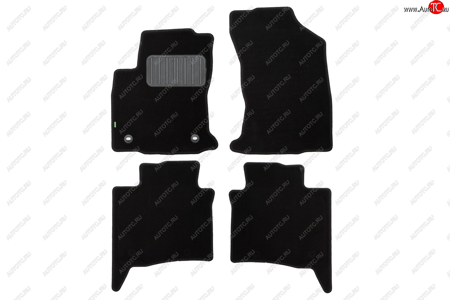 6 949 р. Комплект ковриков в салон (чёрные, текстиль) Klever Standard Toyota Fortuner AN160 дорестайлинг (2015-2020)  с доставкой в г. Чебоксары