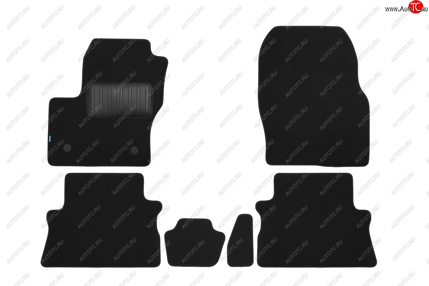 9 549 р. Коврики салона (текстиль) Klever Premium  Ford Kuga  2 (2013-2016) дорестайлинг (Чёрные)  с доставкой в г. Чебоксары