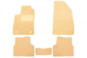 Коврики в салон Klever Premium RAVON R4 2016-2020, сед., 5 шт. (текстиль, бежевые)  Равон Р4 Klever kvr04.104.003.22112kh