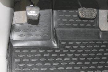 5 599 р. Коврики в салон Element (полиуретан) Toyota Sienna XL20 дорестайлинг (2003-2006)  с доставкой в г. Чебоксары. Увеличить фотографию 2