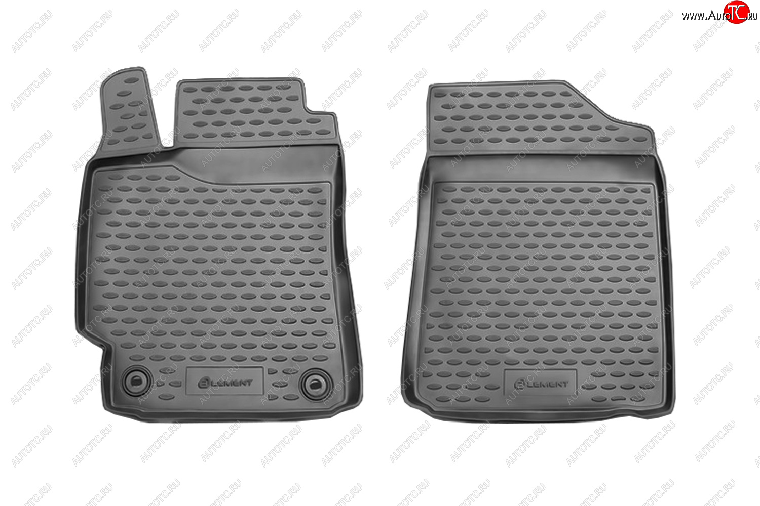 2 699 р. Коврики салона Element (передние, 2 штуки, полиуретан) Toyota Camry XV70 дорестайлинг (2017-2021)  с доставкой в г. Чебоксары