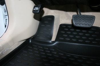 2 699 р. Коврики салона Element (передние, 2 штуки, полиуретан) Toyota Camry XV70 дорестайлинг (2017-2021)  с доставкой в г. Чебоксары. Увеличить фотографию 2