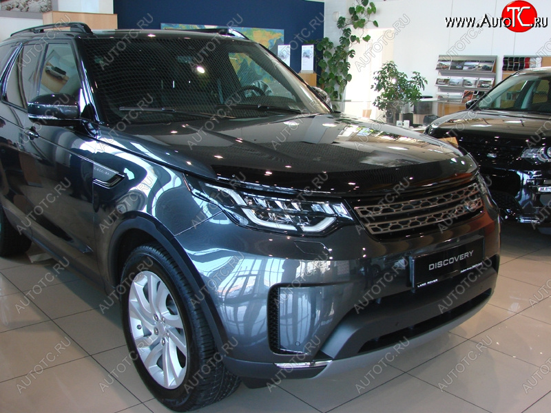 5 079 р. Дефлектор капота Land Rover Discovery Sport L550 рестайлинг (2019-2025)  с доставкой в г. Чебоксары