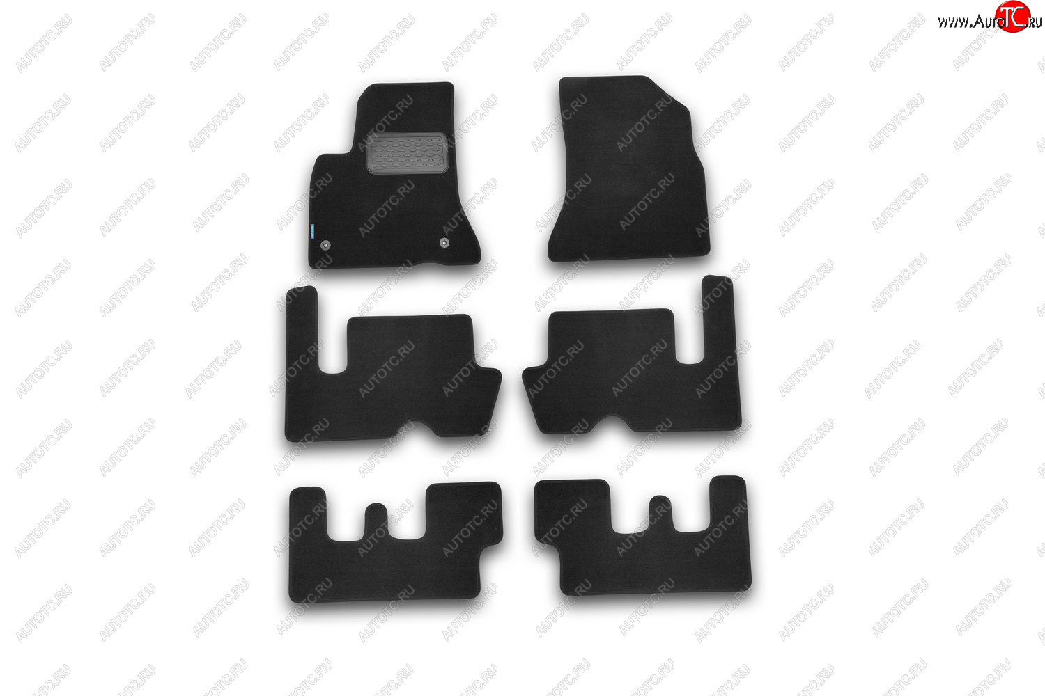 399 р. Комплект ковриков в салон (АКПП, чёрные, текстиль) Element  CITROEN C4 Grand Picasso (2006-2014) (Чёрные)  с доставкой в г. Чебоксары