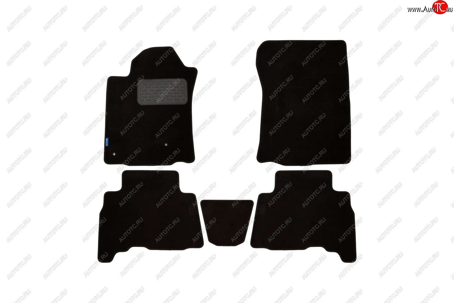 6 999 р. Комплект ковриков в салон (текстиль, чёрные) Element  Toyota Land Cruiser Prado  J150 (2009-2013) дорестайлинг  с доставкой в г. Чебоксары
