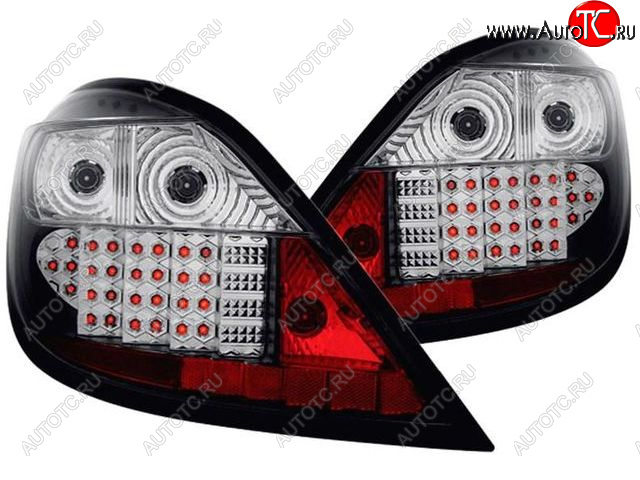 10 249 р. Комплект фонарей задних (хрусталь, диодные, чёрные внутри) BodyParts Opel Astra H хэтчбек 5дв дорестайлинг (2004-2007)  с доставкой в г. Чебоксары