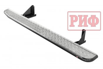 48 289 р. Защита порогов с подножкой РИФ  Mitsubishi L200  5 KK,KL (2018-2022) рестайлинг  с доставкой в г. Чебоксары. Увеличить фотографию 2