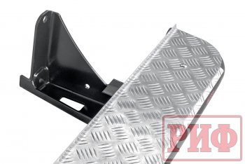 48 289 р. Защита порогов с подножкой РИФ  Mitsubishi L200  5 KK,KL (2018-2022) рестайлинг  с доставкой в г. Чебоксары. Увеличить фотографию 6