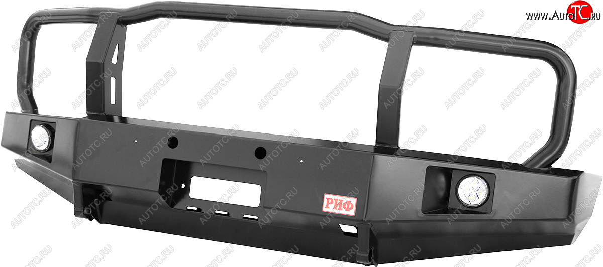67 989 р. Бампер передний силовой РИФ  Toyota Land Cruiser  J70 (2014-2015) 5 дв. 3-ий рестайлинг (С дополнительными фарами и защитной дугой, с площадкой под лебедку)  с доставкой в г. Чебоксары