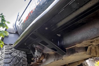 46 869 р. Защита порогов с подножкой РИФ  Toyota Hilux  N80, N90, N100, N110 (1988-1998) дорестайлинг, 1-ый рестайлинг, 2-ой рестайлинг  с доставкой в г. Чебоксары. Увеличить фотографию 10