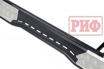 46 869 р. Защита порогов с подножкой РИФ  Toyota Hilux  N80, N90, N100, N110 (1988-1998) дорестайлинг, 1-ый рестайлинг, 2-ой рестайлинг  с доставкой в г. Чебоксары. Увеличить фотографию 14