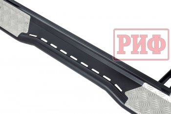 48 179 р. Защита порогов с подножкой РИФ  Toyota Land Cruiser Prado  J120 (2002-2009)  с доставкой в г. Чебоксары. Увеличить фотографию 4