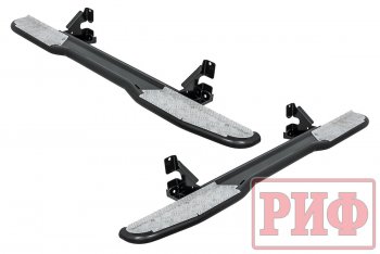 48 179 р. Защита порогов с подножкой РИФ  Toyota Land Cruiser Prado  J120 (2002-2009)  с доставкой в г. Чебоксары. Увеличить фотографию 7